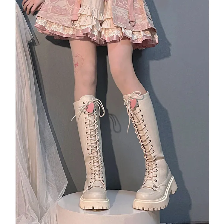 3 Color Punk Lolita Sweet Boots ON820 - Buy Now