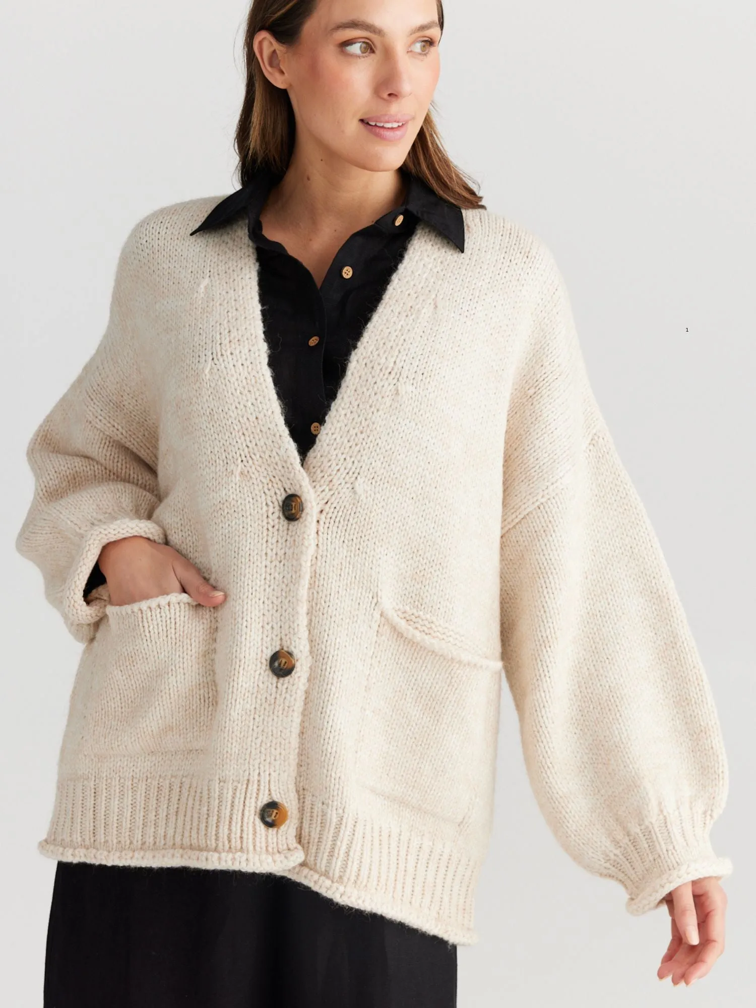 Abrazo Cardigan | Natural - Best Price, Top Quality, Free Shipping