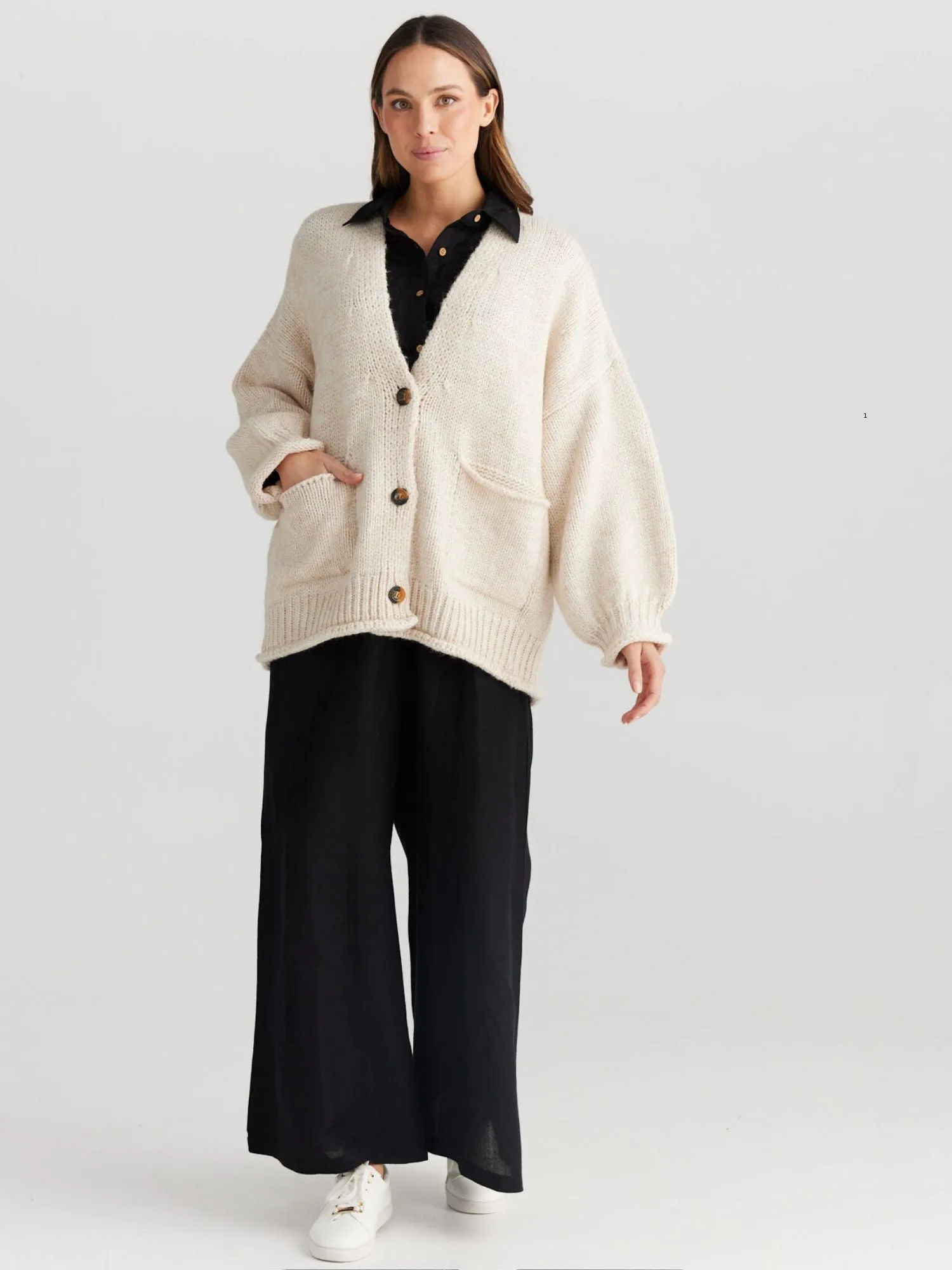 Abrazo Cardigan | Natural - Best Price, Top Quality, Free Shipping