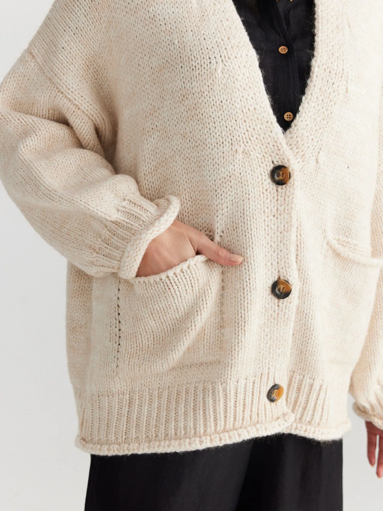 Abrazo Cardigan | Natural - Best Price, Top Quality, Free Shipping