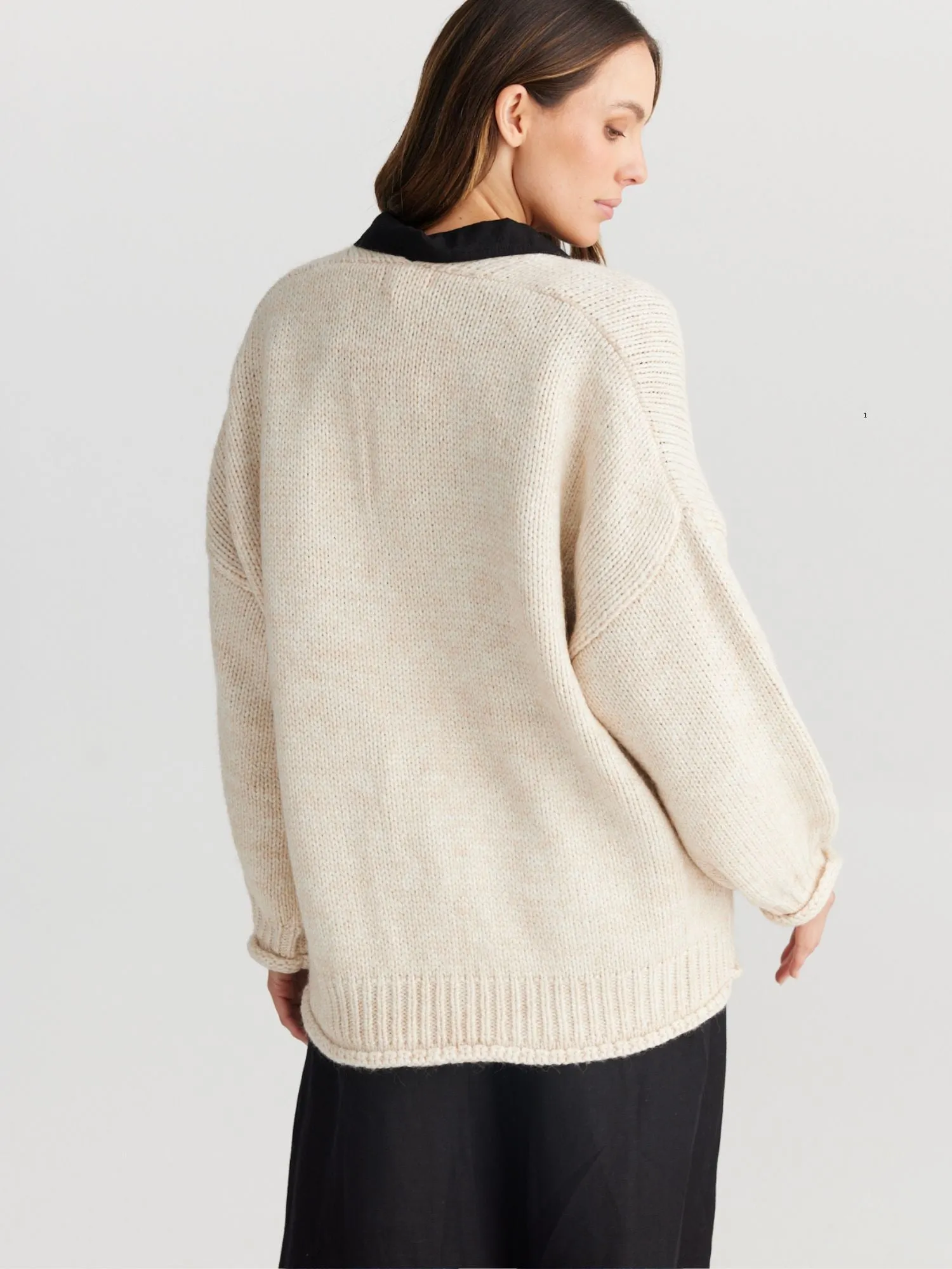 Abrazo Cardigan | Natural - Best Price, Top Quality, Free Shipping