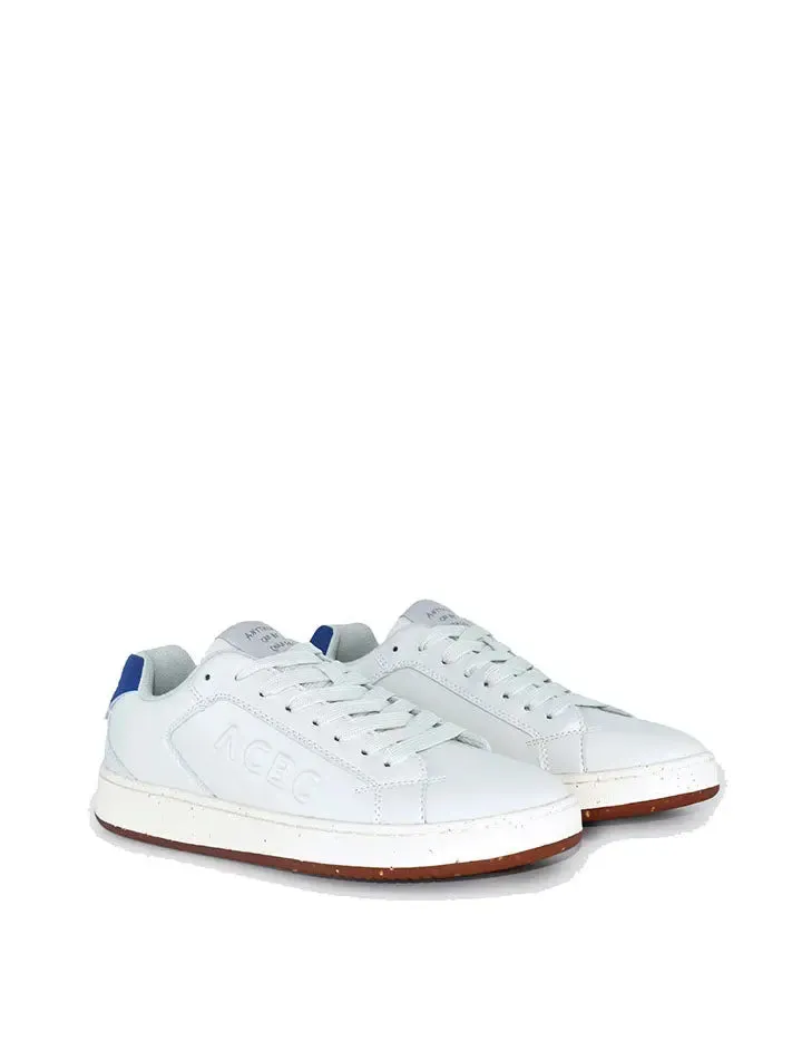 ACBC Women's White and Blue Timeless Trainers