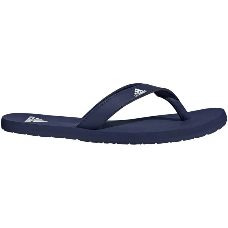 Adidas Dark Blue/White Eezay Flip Flop Thongs Men's Casual Shoes