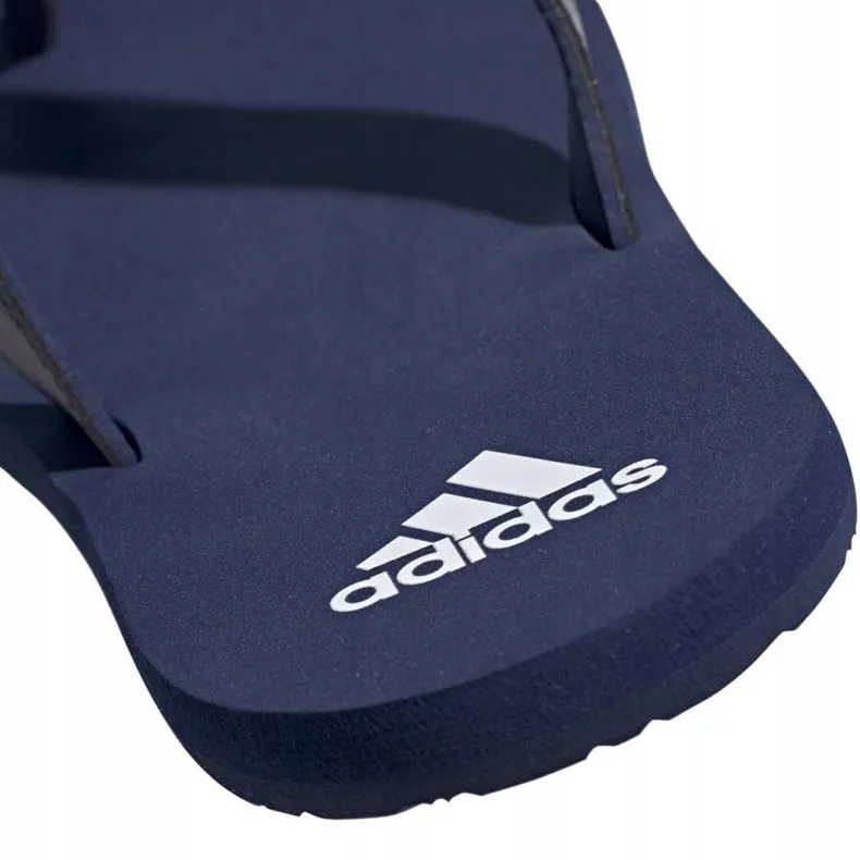 Adidas Dark Blue/White Eezay Flip Flop Thongs Men's Casual Shoes