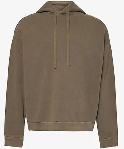 Agolde Mens Shade Salford relaxed-fit cotton-blend hoody