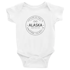 Alaska Bodysuit - Latitude & Longitude - Infant Clothing