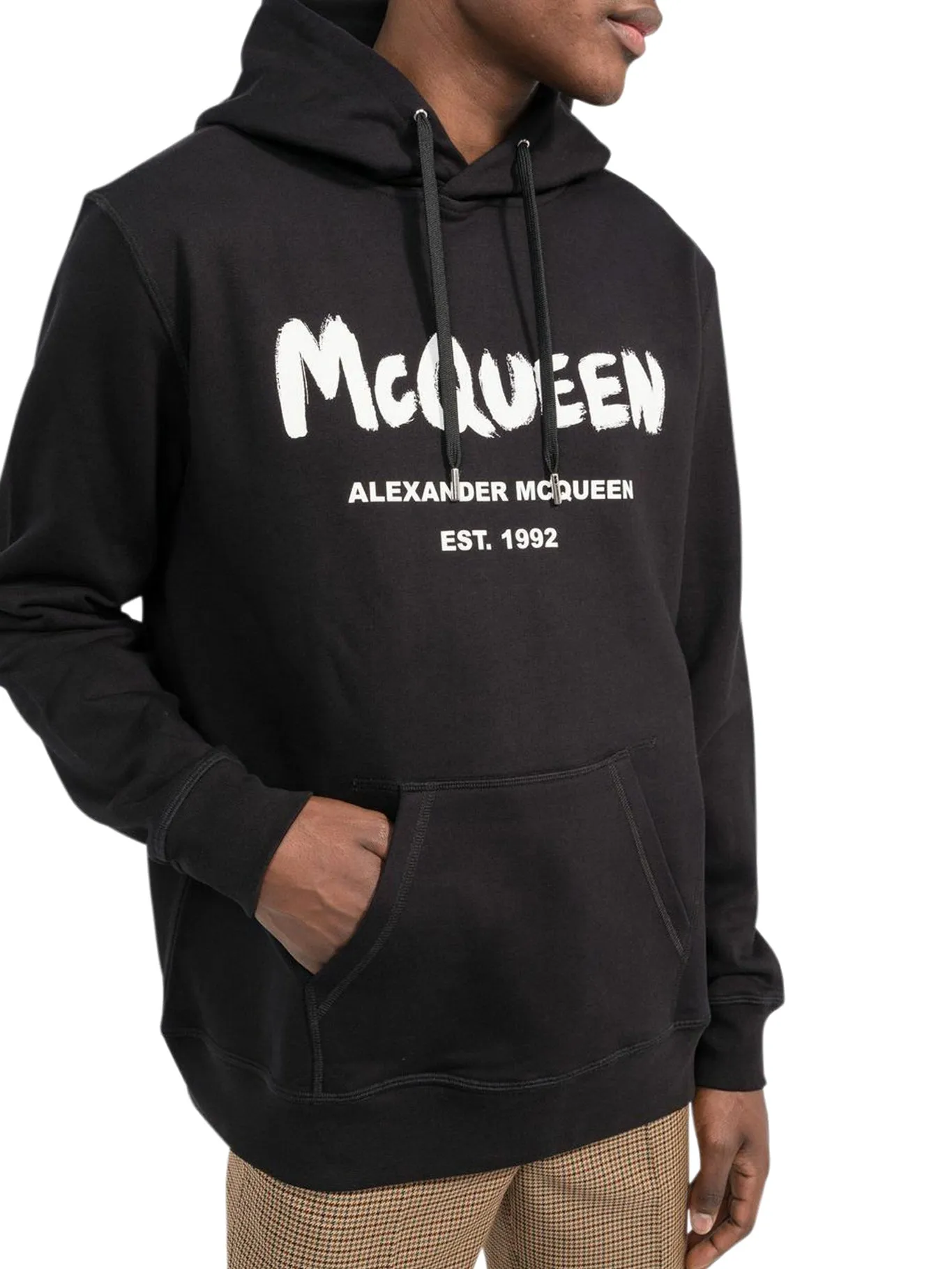 Alexander McQueen logo popover shirt