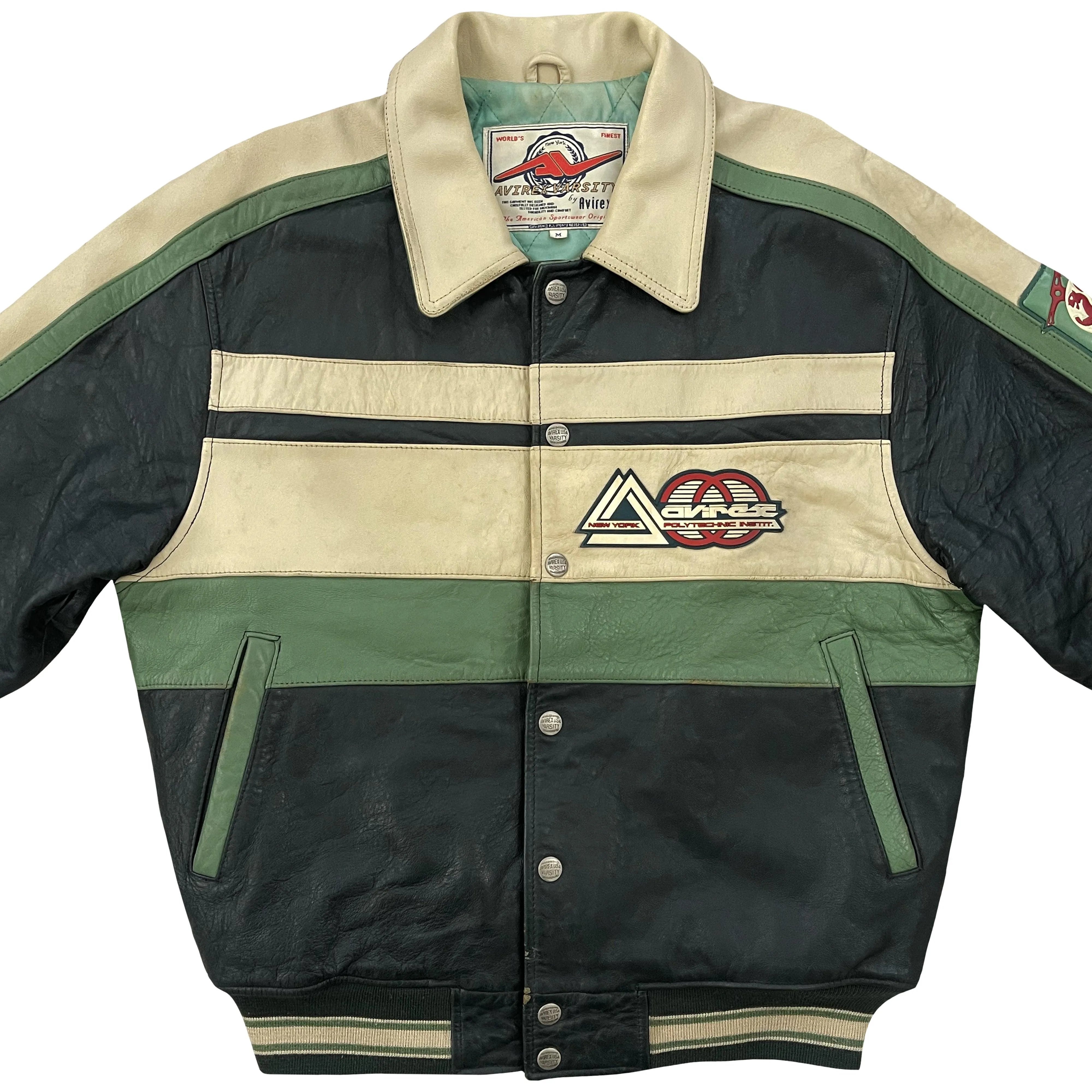 Avirex Leather Varsity Jacket