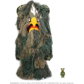 BAPE X READYMADE EAGLE GHILLIE SUIT BE@RBRICK 100%&1000% JACKET