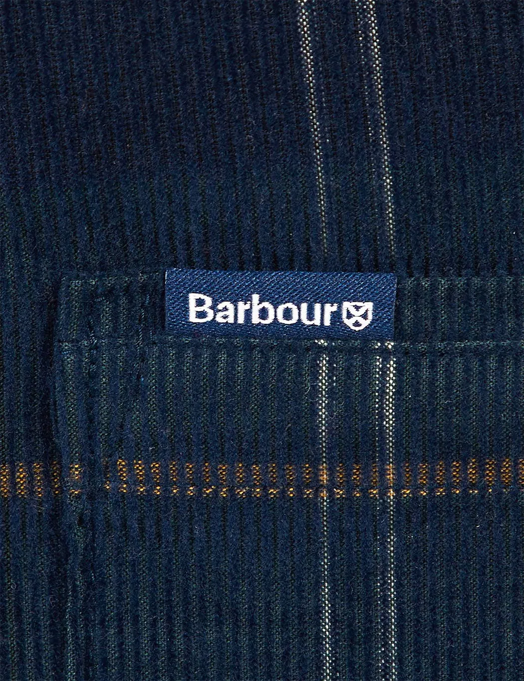 Barbour Blair Cord Tailored Shirt - Seaweed Tartan Blue