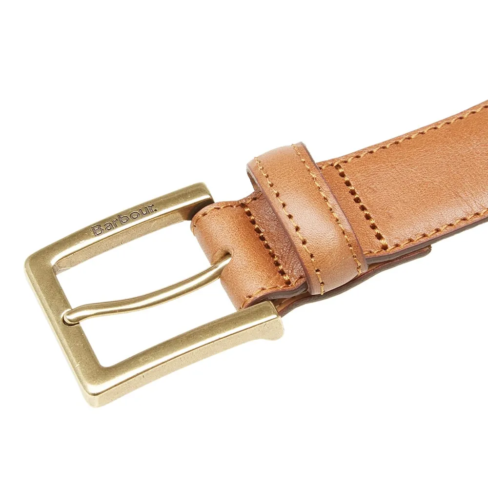 Barbour Leather Belt - Tan