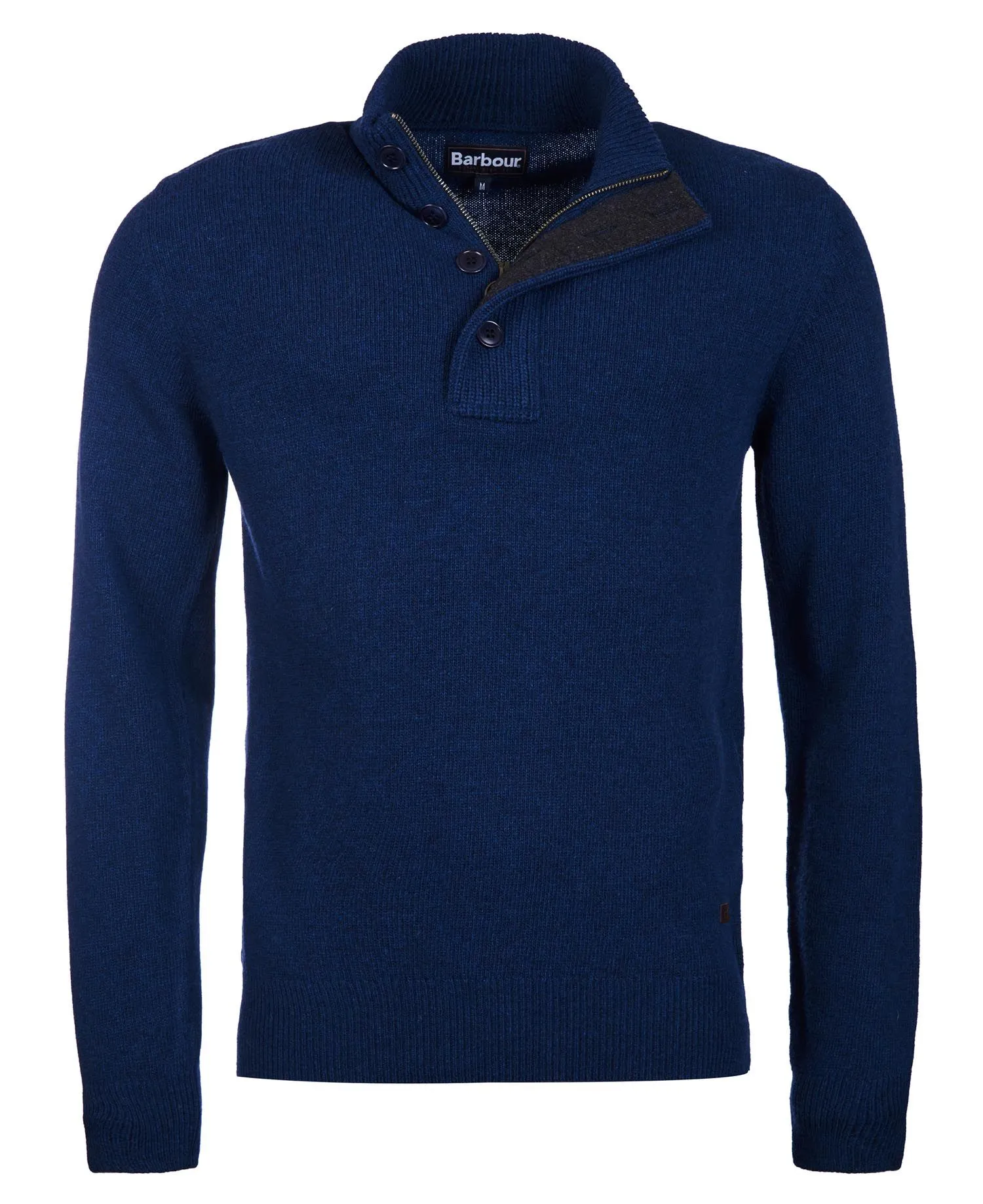 Barbour sweater in deep blue