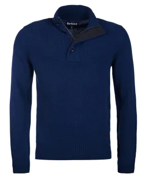 Barbour sweater in deep blue