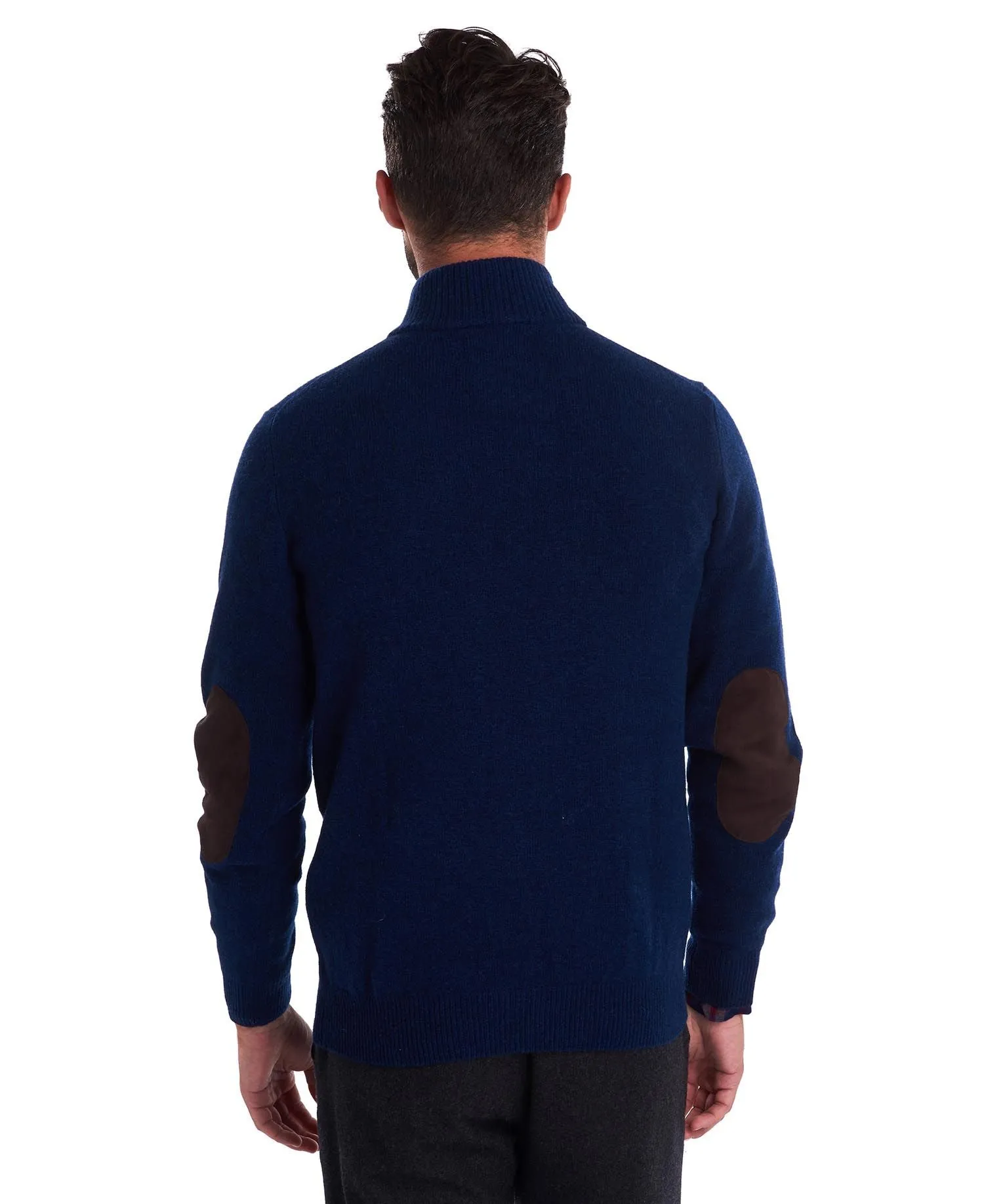 Barbour sweater in deep blue