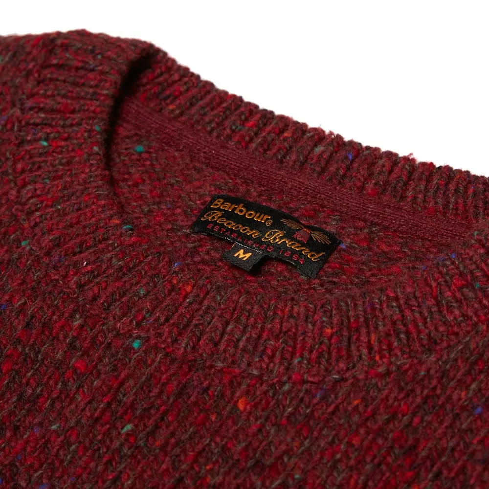 Barbour Woolsington Crew Neck Merlot