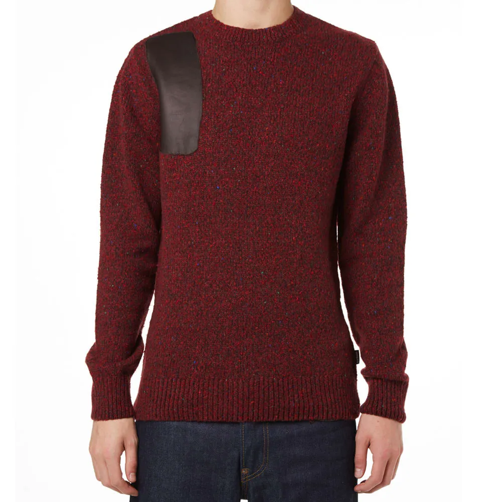 Barbour Woolsington Crew Neck Merlot