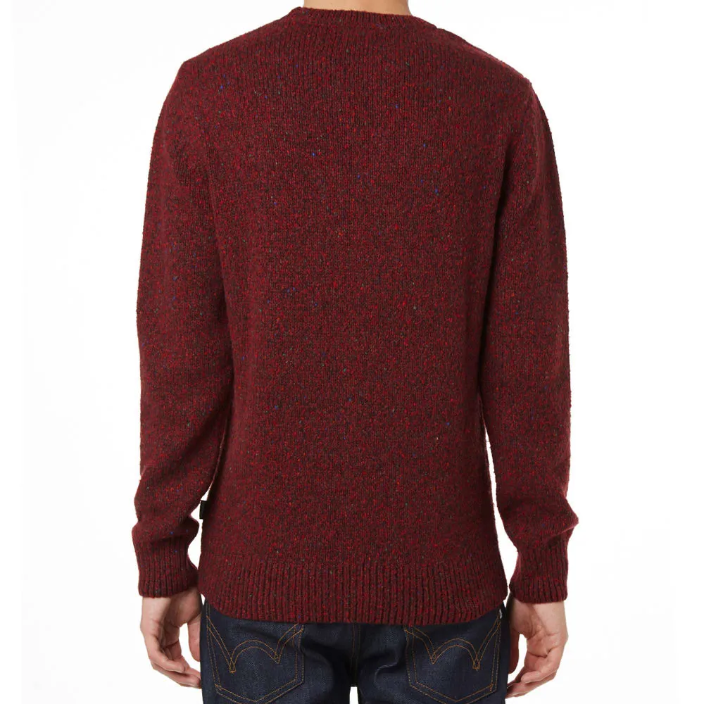 Barbour Woolsington Crew Neck Merlot