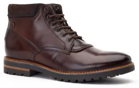 Base London Hawkins Men's Leather Lace Up Boot