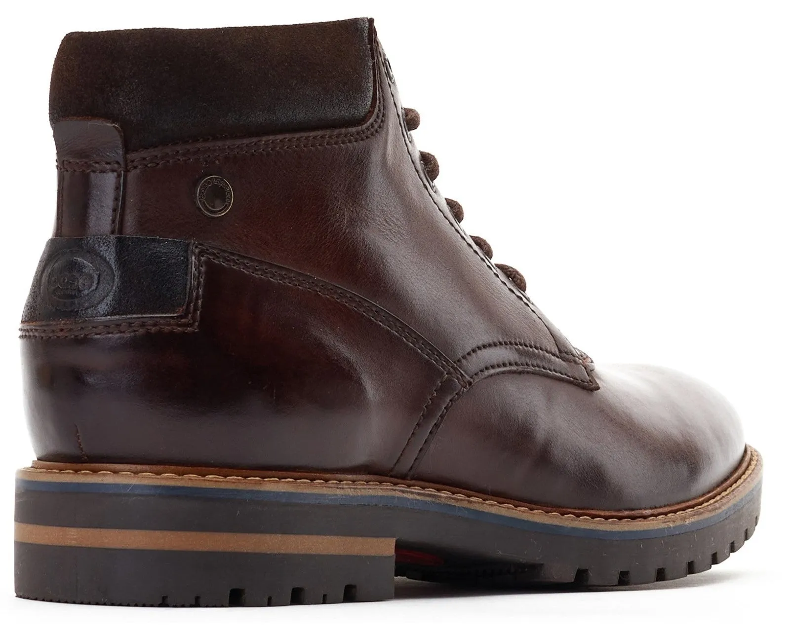 Base London Hawkins Men's Leather Lace Up Boot