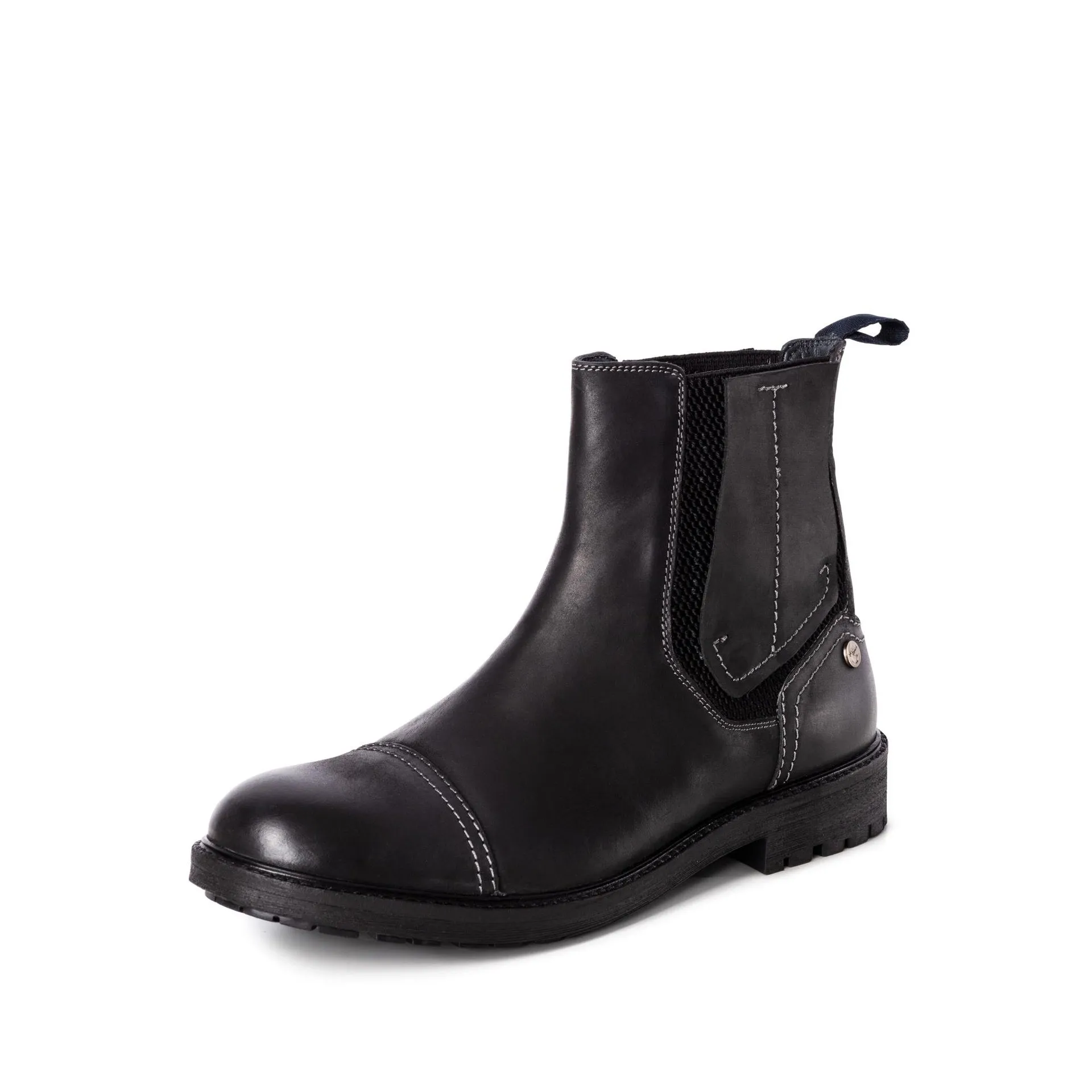 Black Heavy Chelsea Boot - FORGE Collection