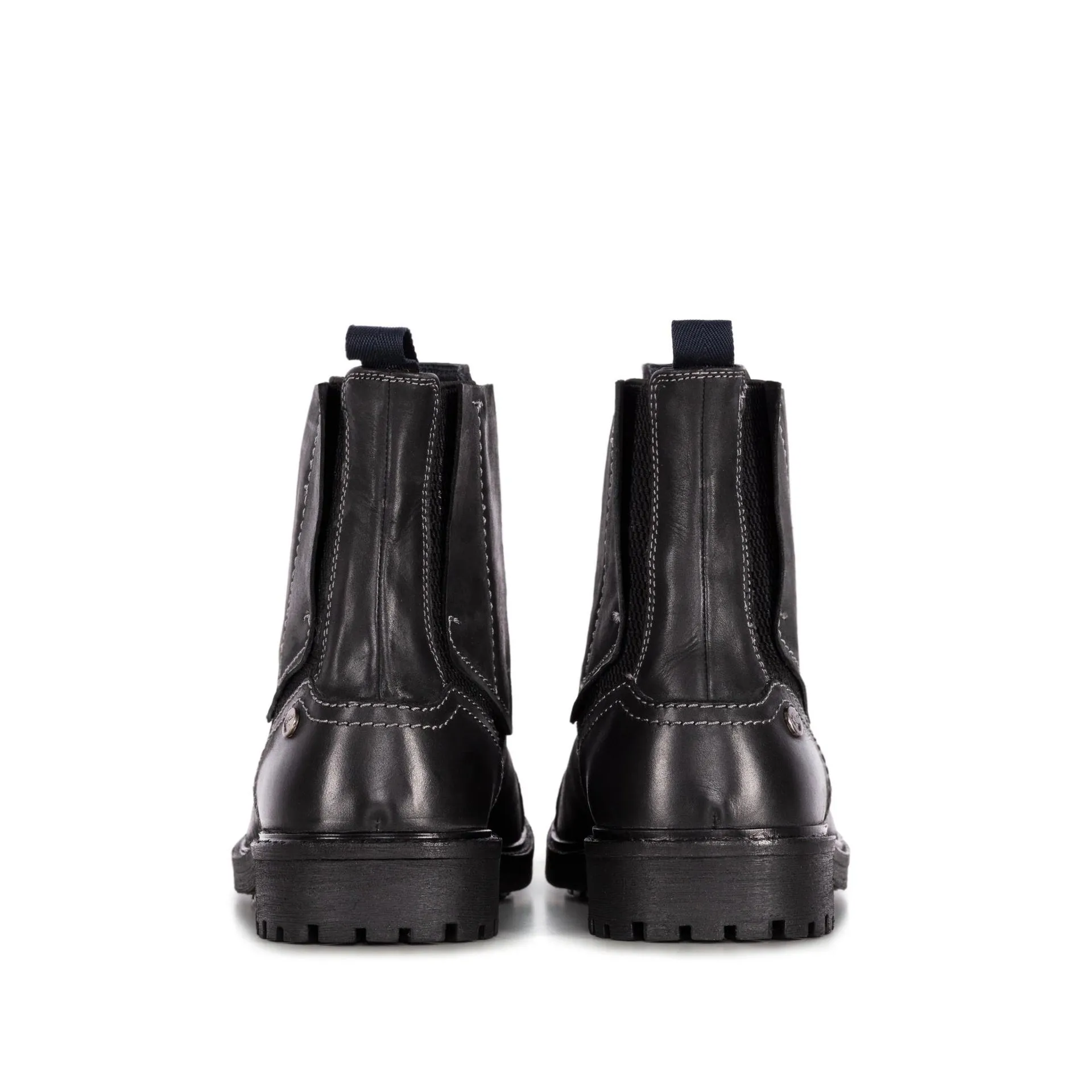 Black Heavy Chelsea Boot - FORGE Collection