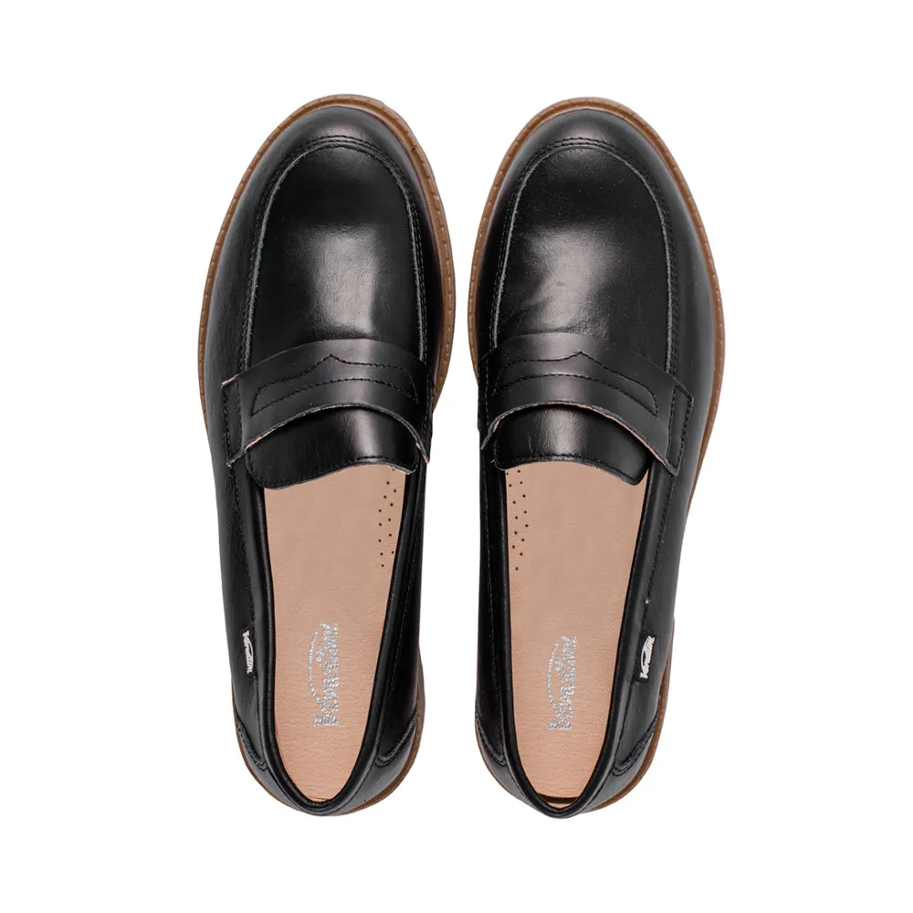 Black Leather Derby Shoes S24