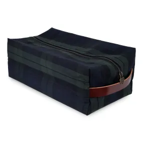 Black Waxed Canvas Shoe Bag