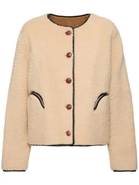 Blazé Milano   Tatoosh Gliss shearling bolero coat 