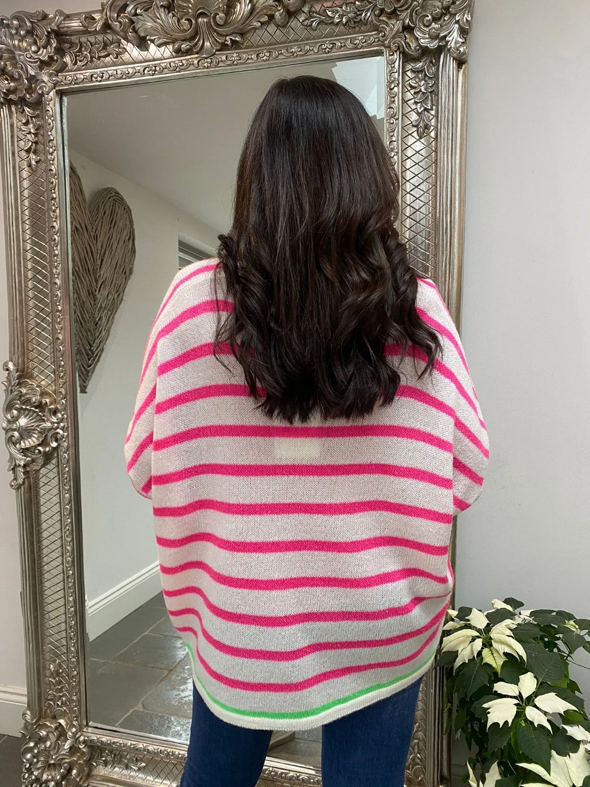 Bright Stripe Knitted Jumper Bryony