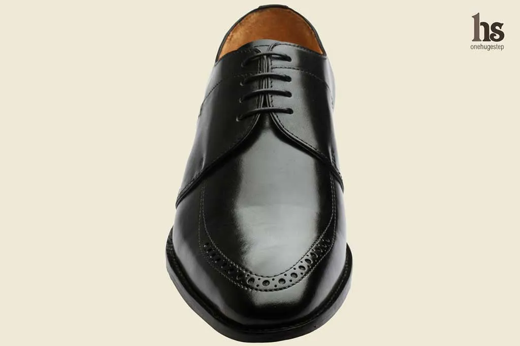 Brogue Saddle Derby Black - Shop Now!