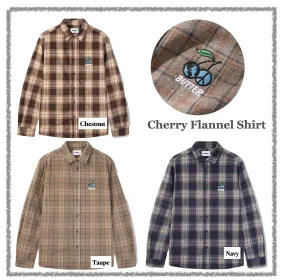 Butter Goods  |Other Plaid Patterns Unisex Street Style Long Sleeves Shirts