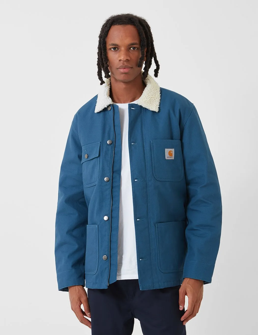 Carhartt-WIP Fairmount Coat - Prussian Blue Rigid