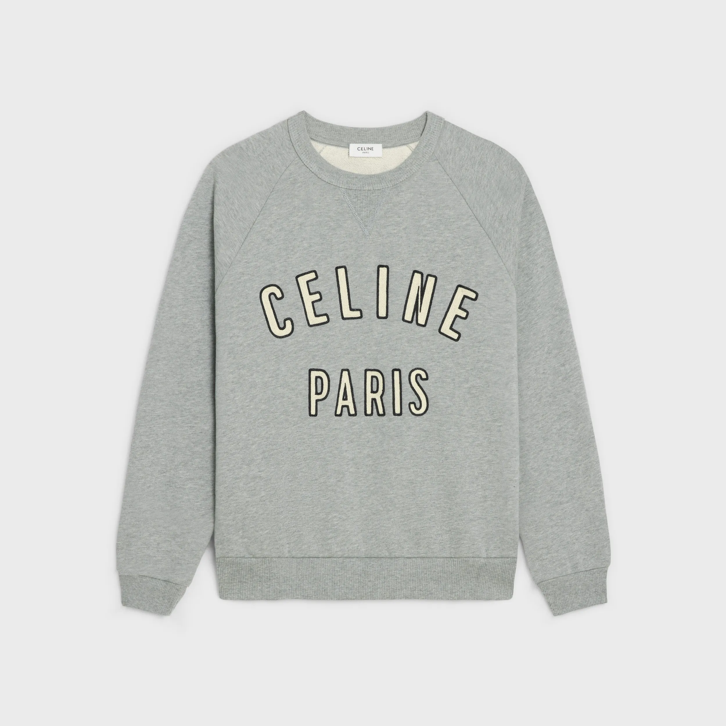 Celine Loose Sweatshirt in Cotton Fleece - 2Y28D670Q.09HA