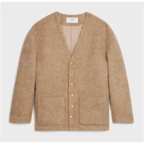 Celine oversized cardigan alpaca wool