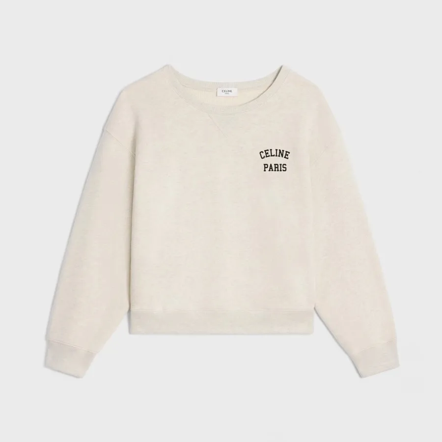 Celine Paris loose sweatshirt - cotton fleece - shop now