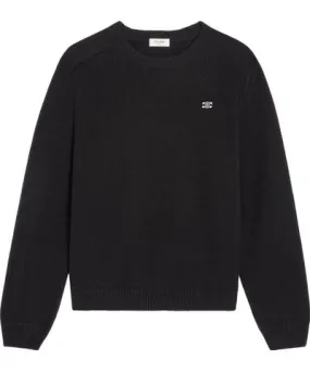 Celine TRIOMPHE CREW NECK SWEATER IN WOOL AND CASHMERE