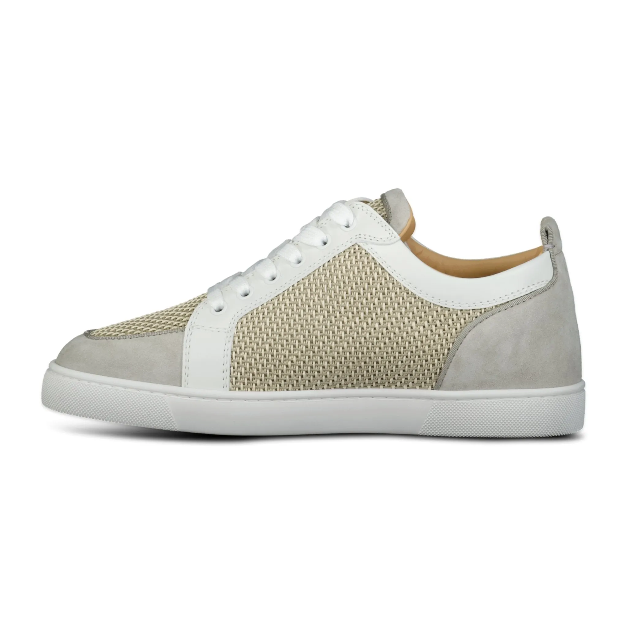 Christian Louboutin Rantulow Panel Trainers - White Goose