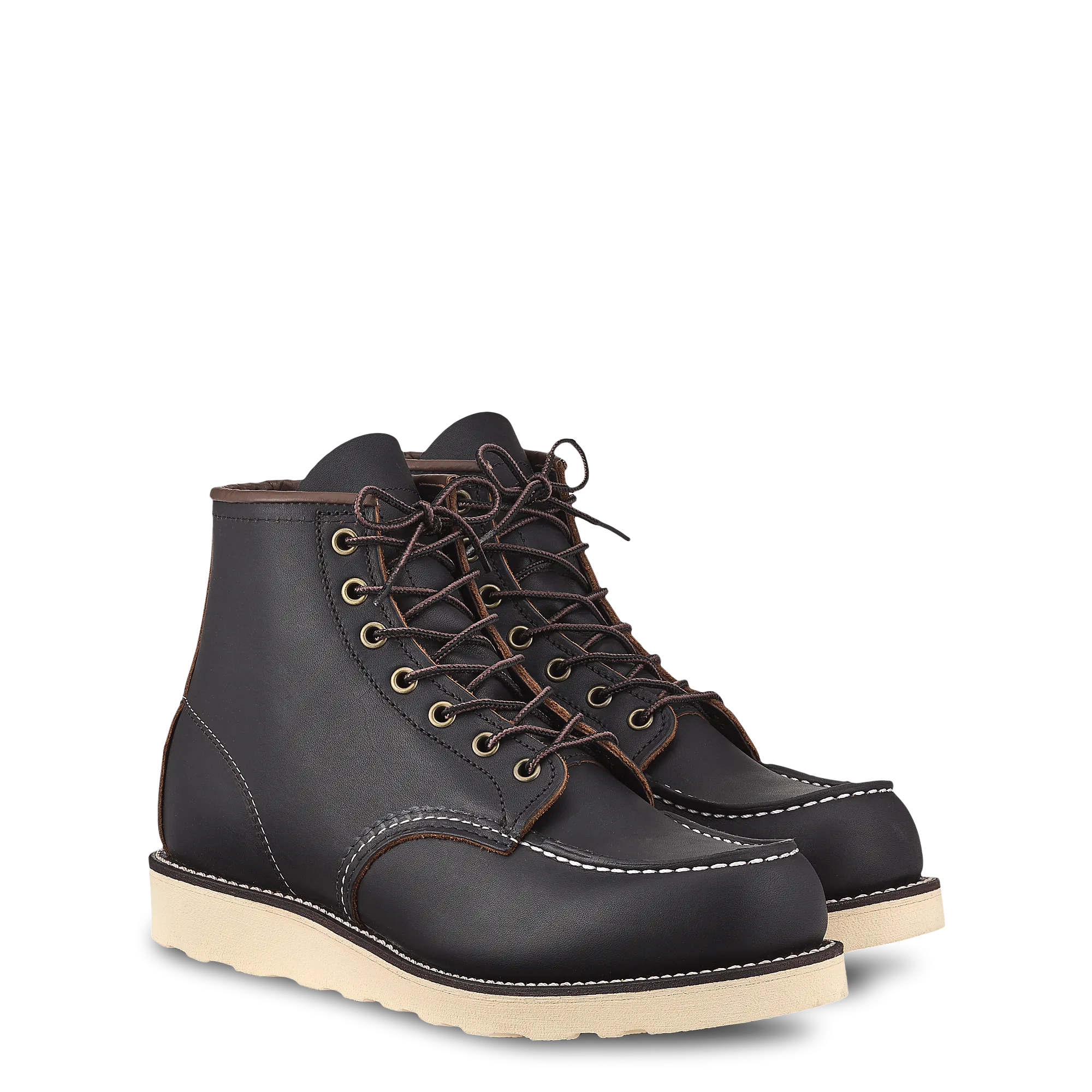 Classic Moc Toe Boots - Black Prairie