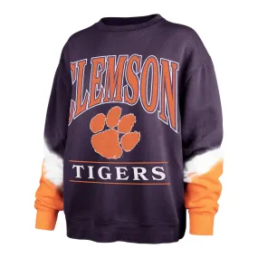 Clemson Tigers Sleeve Dye '47 Boyfriend Crew Women's