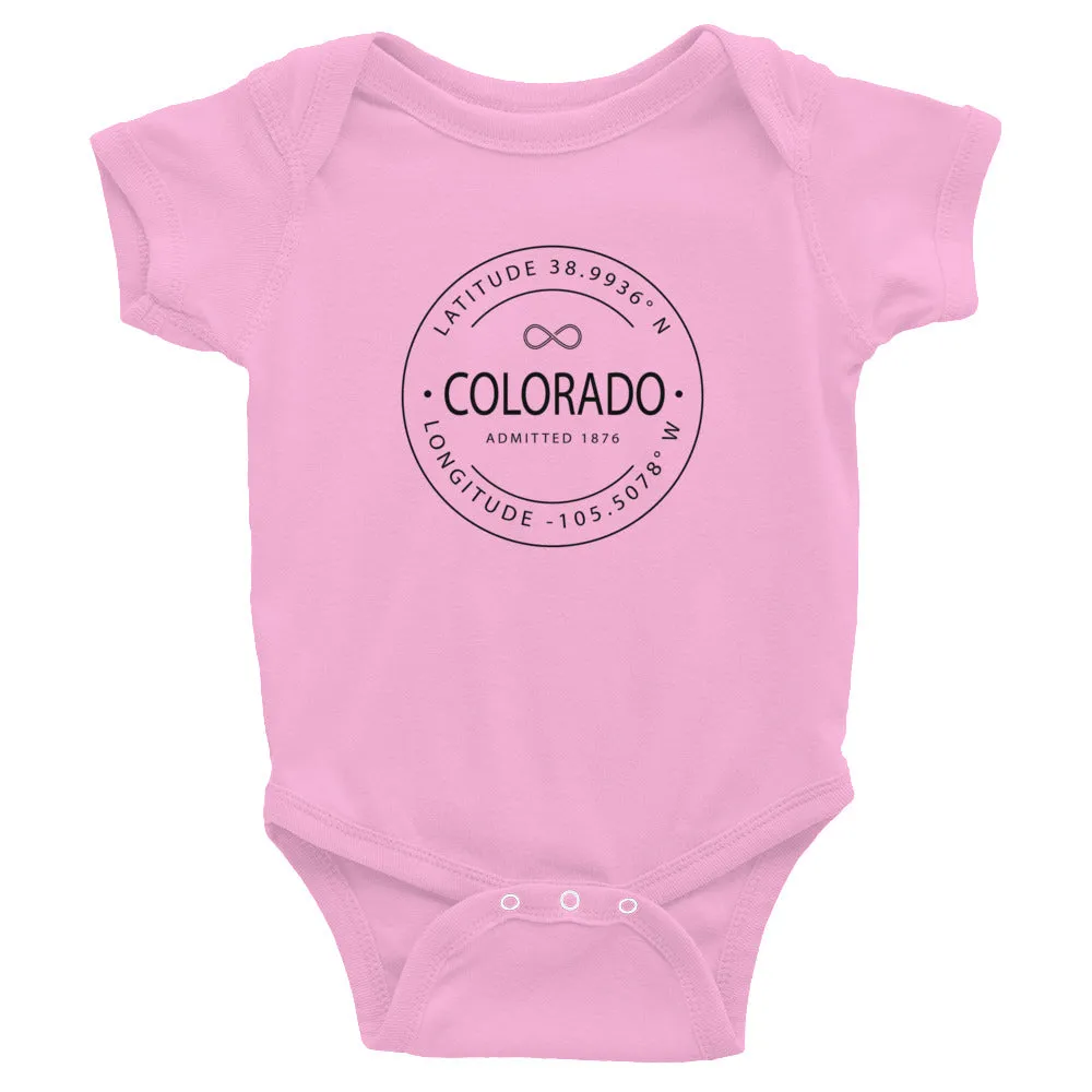 Colorado - Baby Onesie - Coordinates