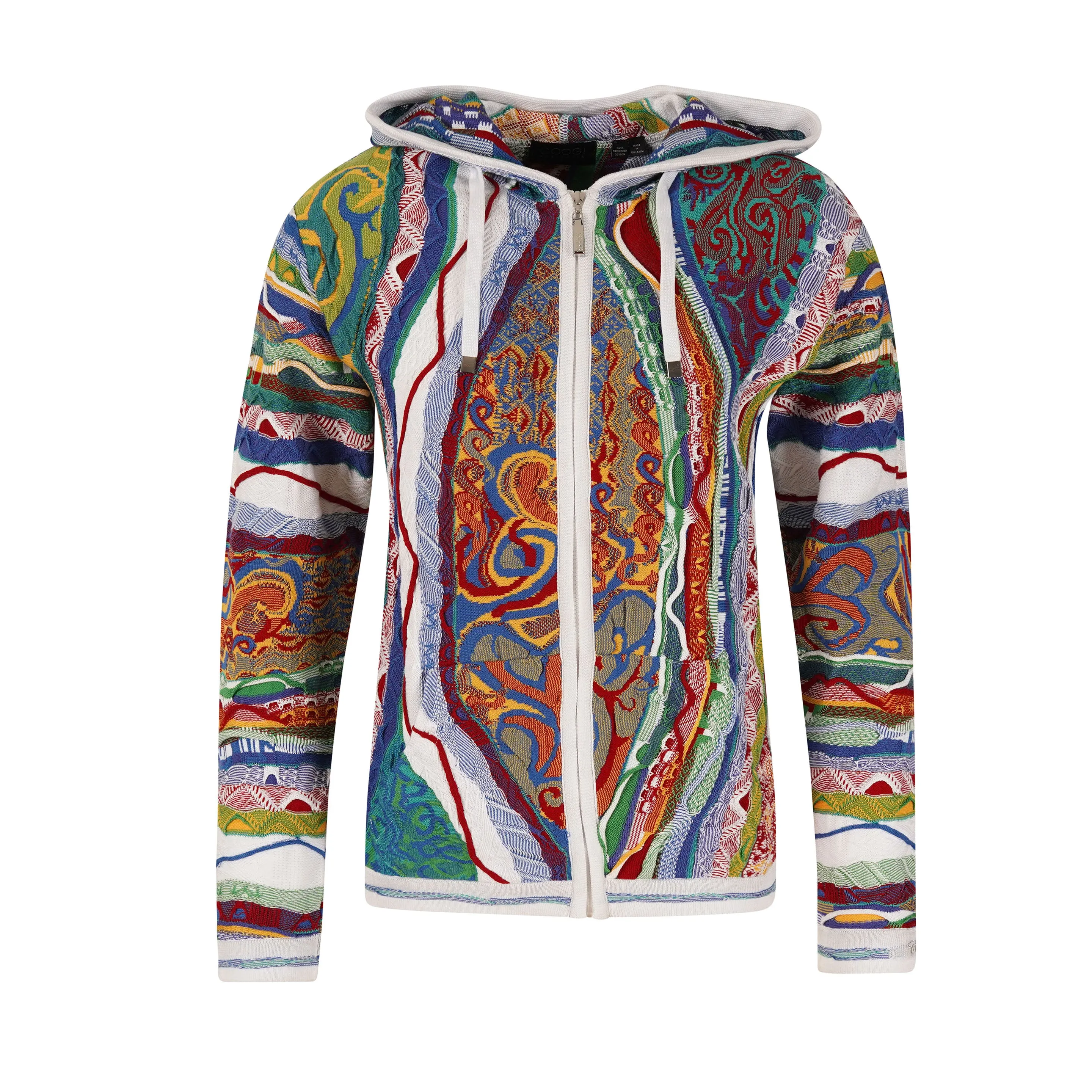 COOGI Hooded Zip-up Sweater