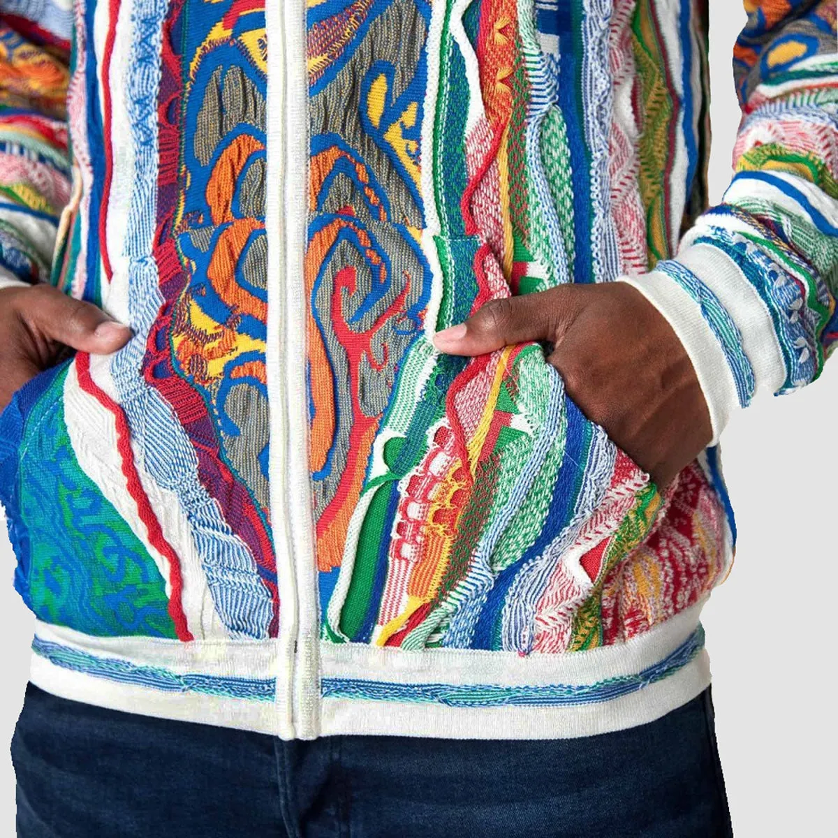 COOGI Hooded Zip-up Sweater