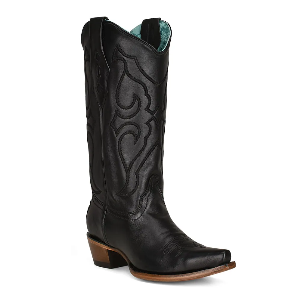 Corral Women's Black Stitch Inlay Boots