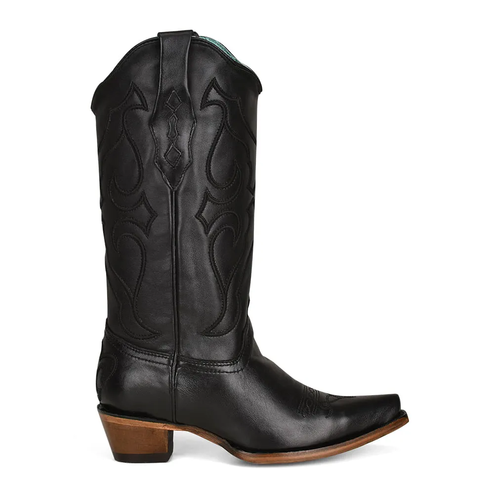 Corral Women's Black Stitch Inlay Boots