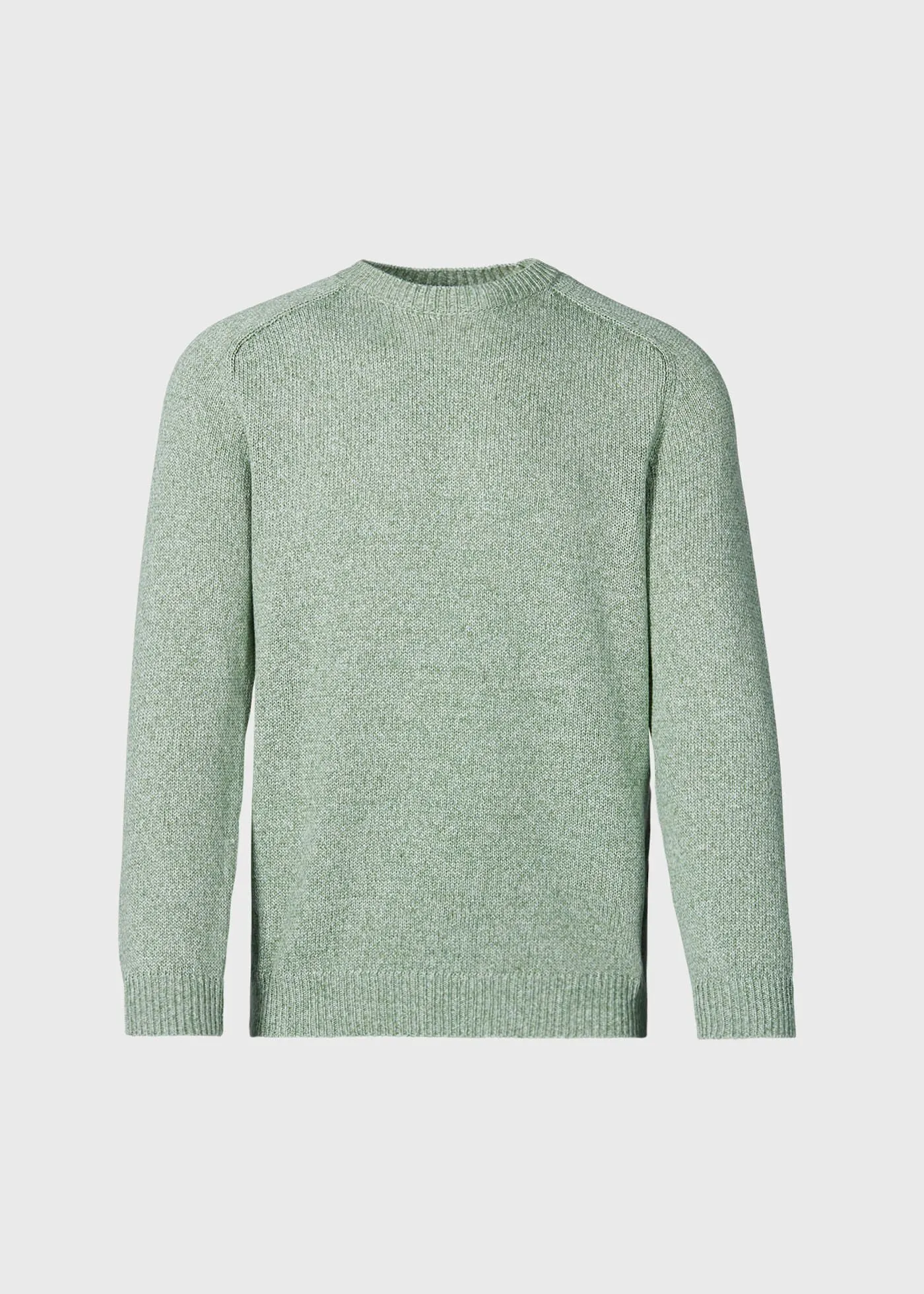 Cotton Melange Crewneck Sweater