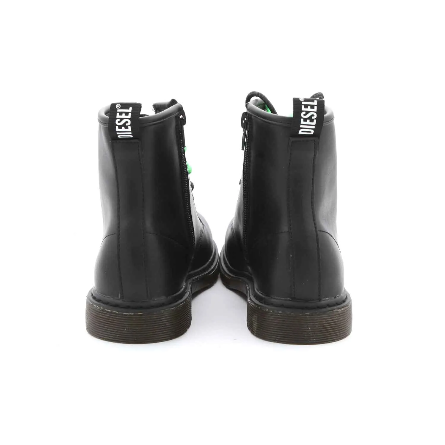 Diesel Black Unisex Boots For Jr And Teen