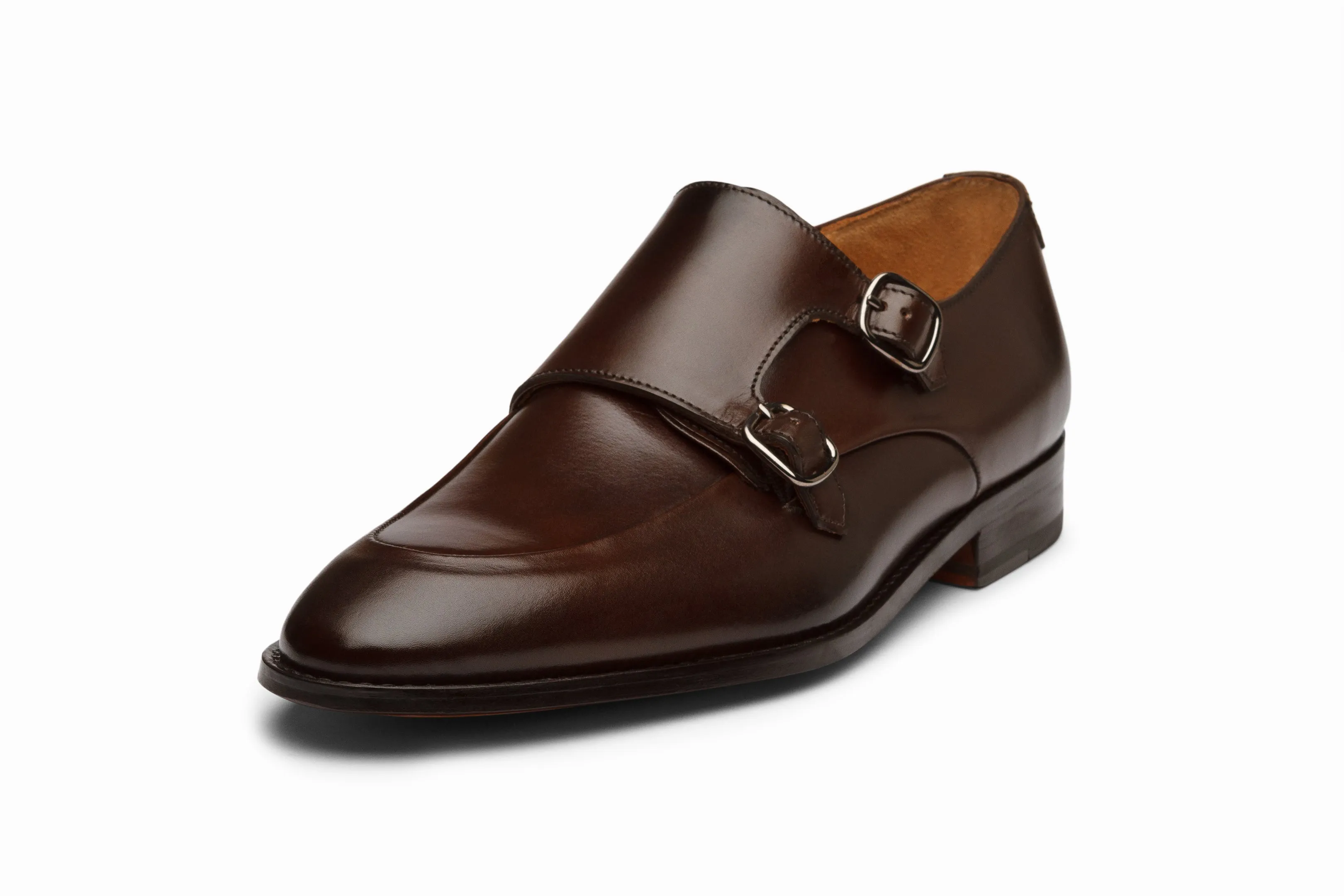 Diplomat Dark Brown Double Monkstrap Shoes