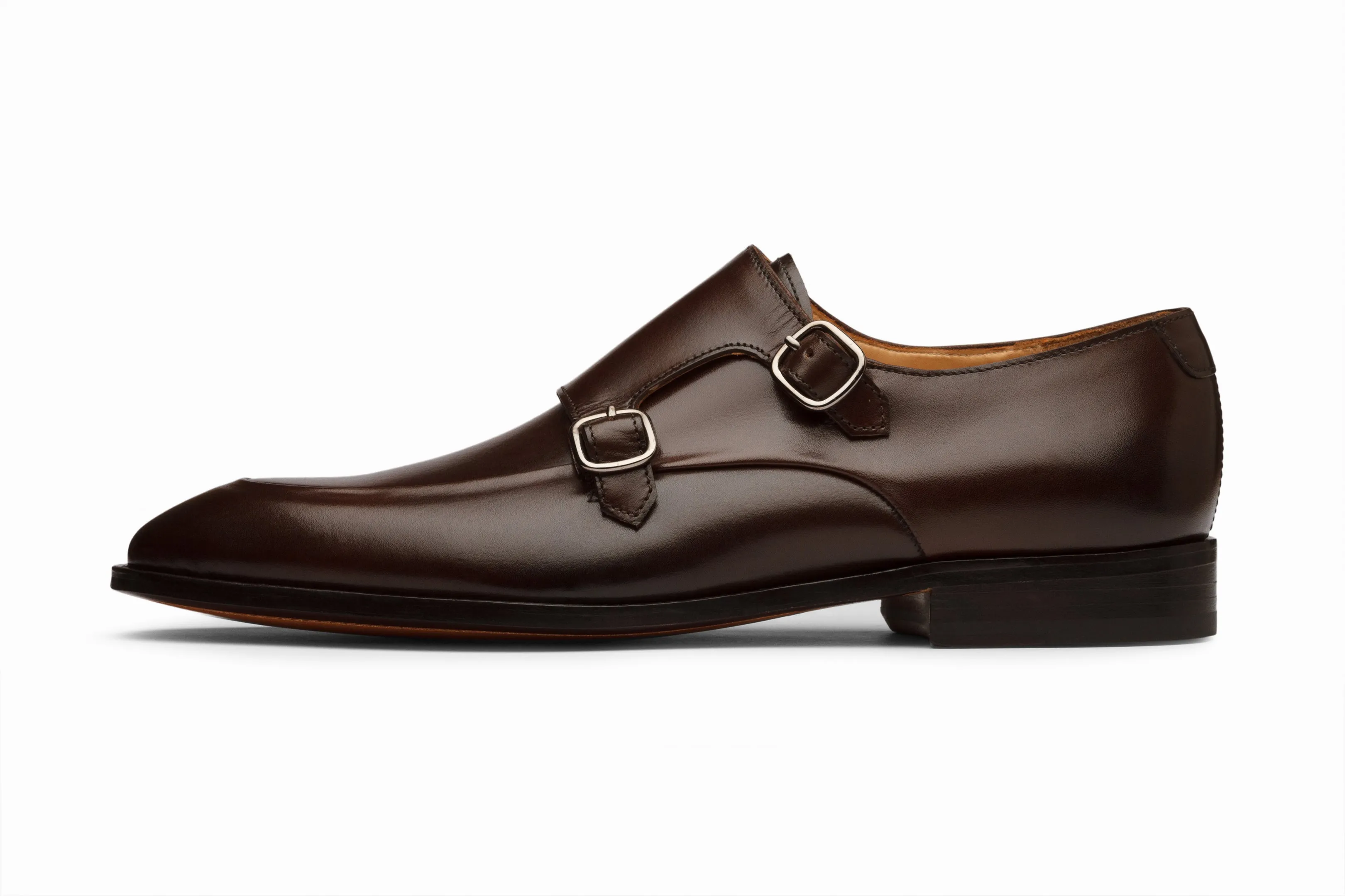 Diplomat Dark Brown Double Monkstrap Shoes