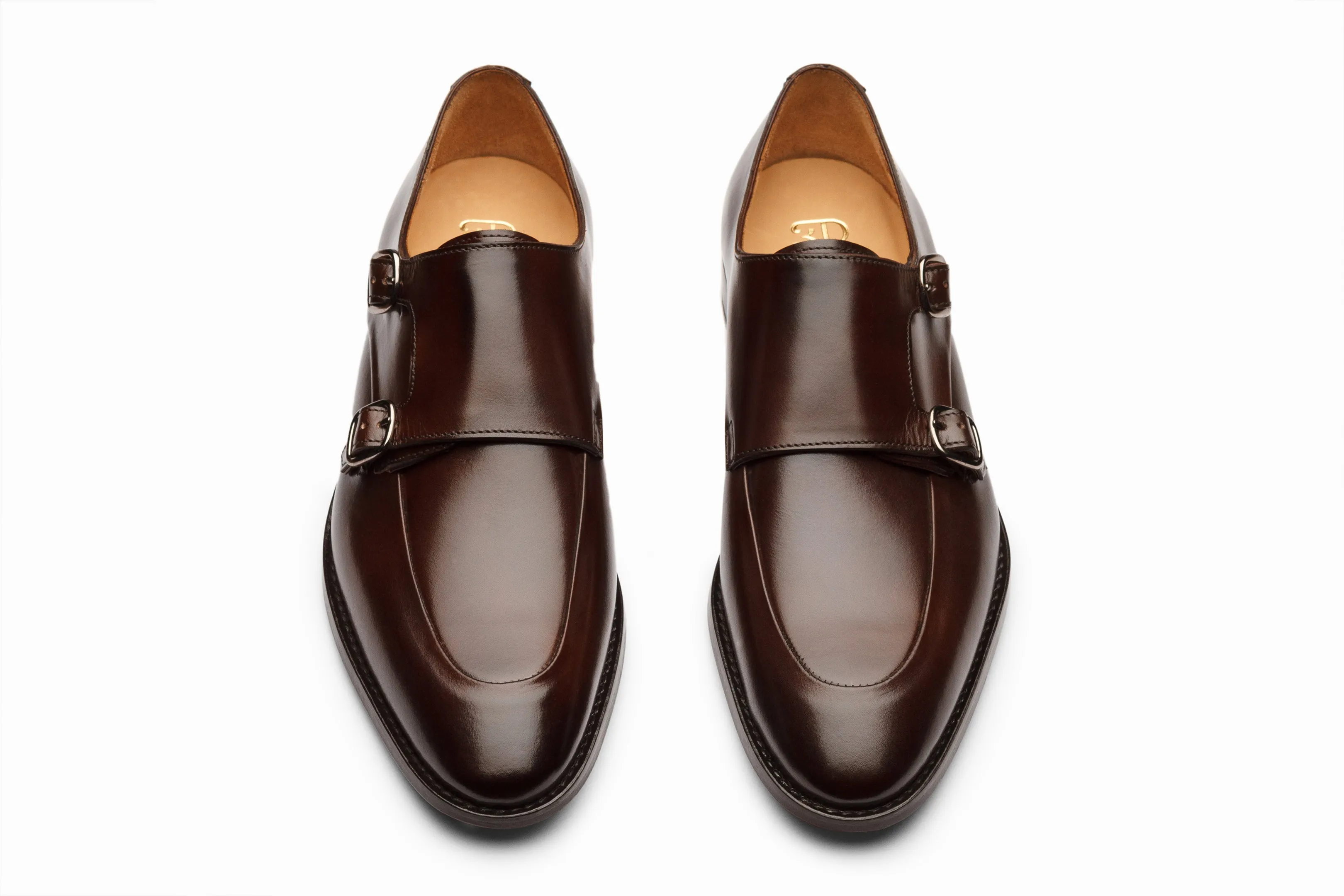 Diplomat Dark Brown Double Monkstrap Shoes