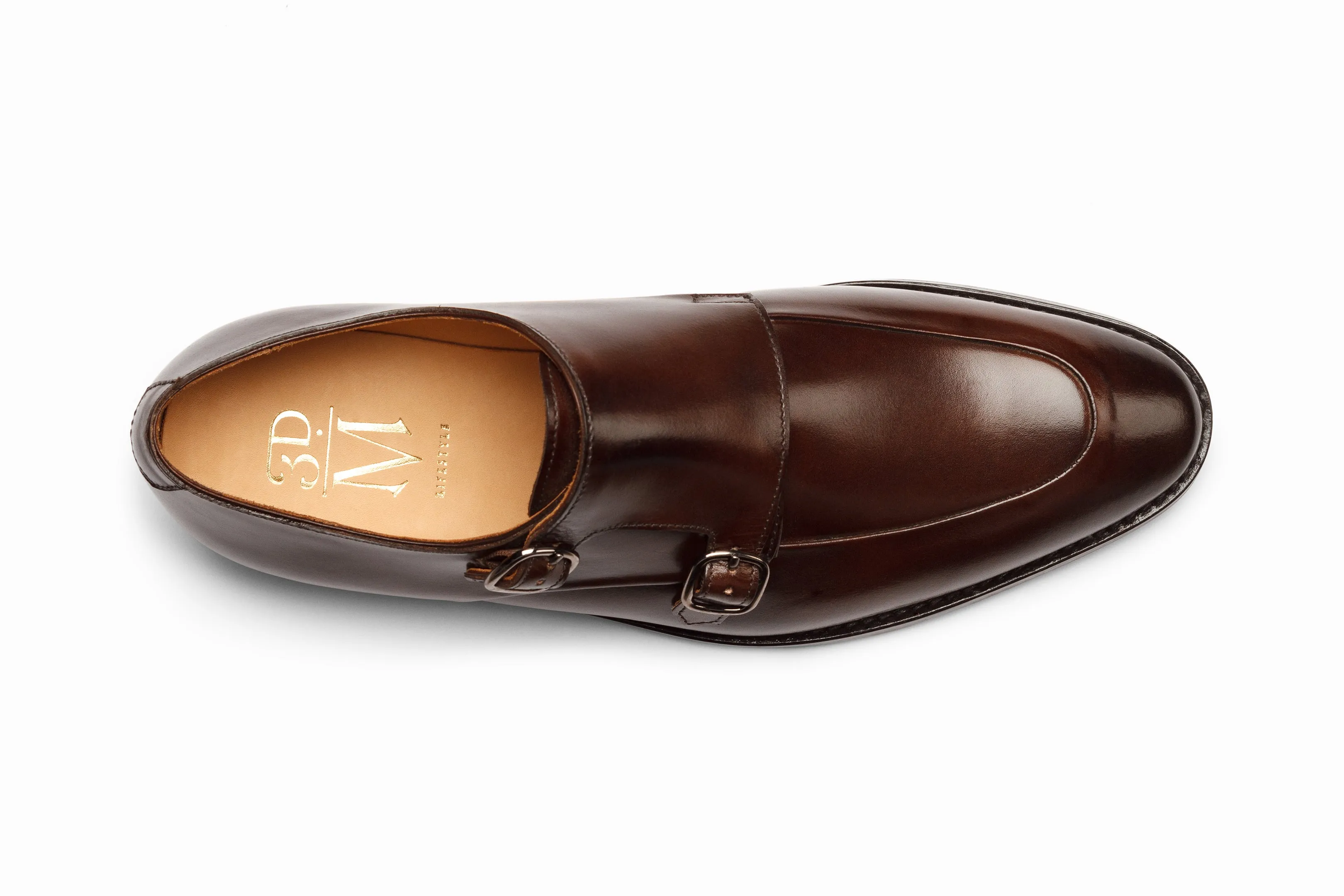 Diplomat Dark Brown Double Monkstrap Shoes